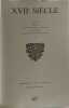 Revue XVII &deg; siecle n&deg; 210. Collectif