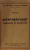 Werther-Faust. Goethe
