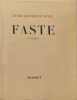 Faste po&egrave;mes - Ouvrage sur papier japon imp&eacute;rial d&eacute;dicac&eacute; &agrave; Mario Roustan - num&eacute;rot&eacute; 3/10. Henry Gautier du Bayle