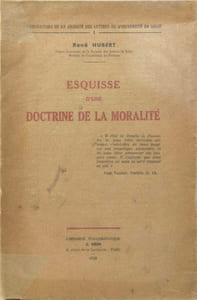 Esquisse d'une doctrine de la moralité
