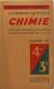 Chimie sections commerciales gar&ccedil;cons - sections industrielles filles. G. Legreneur & M. Peyraud