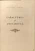 Maximes et pens&eacute;es caract&egrave;res et anecdotes tome I et II. Chamfort