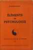 &Eacute;l&eacute;ments de psychologie/ exemplaire num&eacute;rot&eacute;. D. Gustave Morf
