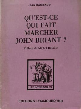 Qu'est-ce qui fait marcher John Briant. Jean Rambaud