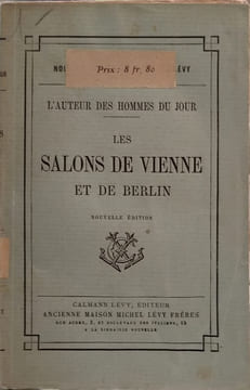 Les Salons de Vienne et de Berlin. About Edmond