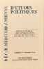 Espace public m&eacute;diterran&eacute;en et soci&eacute;t&eacute; civile Num&eacute;ro 3 - Automne 1996. Collectif