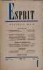 Revue esprit janvier 1968. Collectif