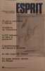 Revue esprit octobre 1980. Collectif