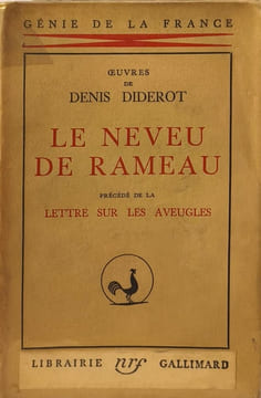 Le Neveu de Rameau - exemplaire sur vélin. Denis Diderot