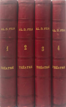 Théâtre complet 4 tomes. Al. Dumas Fils