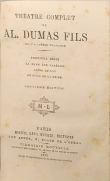 Théâtre complet 4 tomes. Al. Dumas Fils