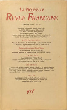 La Nouvelle Revue Française - EO numérotée n°6. Collectif