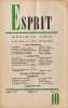 Esprit Octobre 1966. Collectif