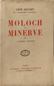 Moloch et Minerve ou L'Après Guerre EO numéroté