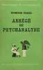 Abr&eacute;g&eacute; de psychanalyse. Sigmund Freud