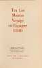 Tra Los Montes. Voyage En Espagne 1840 exemplaire num&eacute;rot&eacute; 569. Theophile Gautier
