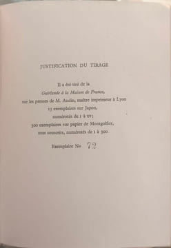 GUIRLANDE A LA MAISON DE FRANCE LA REVUE FEDERALISTE 106e CAHIER 1928. Charles Maurras Léon Daudet Georges Bernanos Fagus M. de Roux E. Bauer H. ...