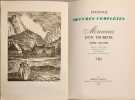 Oeuvres compl&egrave;tes - M&eacute;moires d'un touriste en 2 volumes. Stendhal