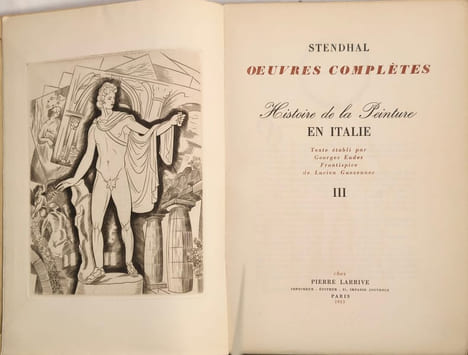 Oeuvres complètes - Histoire de la Peinture en Italie. Stendhal