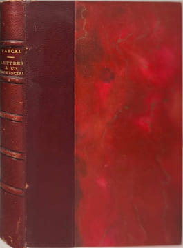 Lettres écrites à un provincial ( lettres I a XIV ) - tome premier. Blaise Pascal