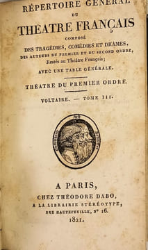 Répertiore général du Théatre français - Tome 16. Voltaire
