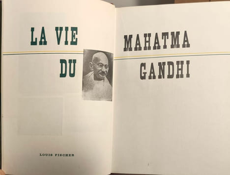 La Vie du Mahatma Gandhi - exemplaire hors commerce. Louis Fischer