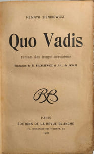 Quo vadis : roman des temps néroniens