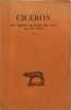 Cic&eacute;ron. Des termes extr&ecirc;mes des biens et des maux. Tome I. Livres I-II. Jules Martha