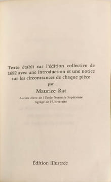Théâtre choisi. Molière