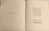 Po&egrave;mes Lyrisme du corps dessins et bois grav&eacute;s de Jean Milhau d&eacute;dicac&eacute; par l'auteur exemplaire num&eacute;rot&eacute; 46. Henri Chabrol