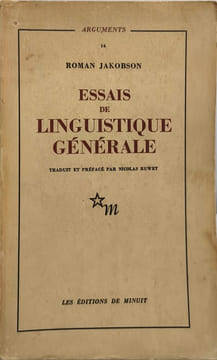 Essais de linguistique générale. Roman Jakobson