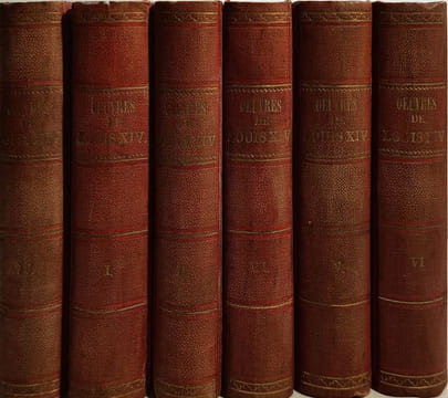 Oeuvres de Louis XIV 6 tomes. Louis XIV