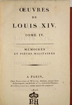 Oeuvres de Louis XIV 6 tomes. Louis XIV