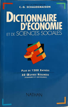 Dictionnaire d'économie et de sciences sociales. Echaudemaison C. D. Collectifs