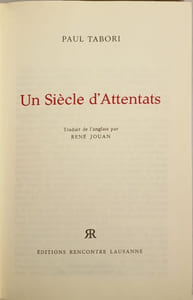 Un Siècle d'Attentats