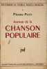 Autour de la chanson populaire. Pierre-Petit