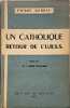Un catholique retour de l'U.R.S.S. Pierre Debray
