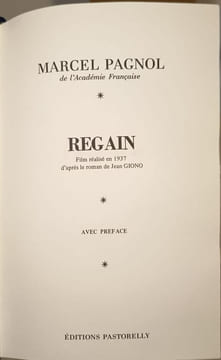 Regain - illustré par suzanne ballivet. Marcel Pagnol