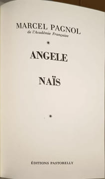 Angele Naïs / illustrations de suzanne ballivet. Marcel Pagnol