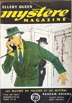 Mystère Magazine n°125 Juin 1958. Ellery Queen
