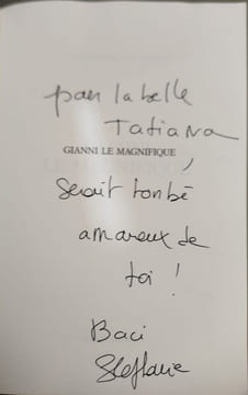 Gianni le magnifique. Des Horts Stéphanie Dedicace Atatiana De Rosnay