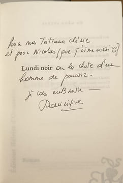 Lundi noir - dédicacé par l'auteur. Dyens Dominique