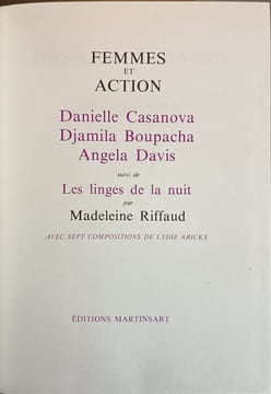 Femmes & Action. Madeleine Riffaud
