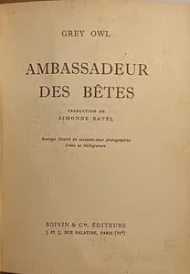 Ambassadeur des bêtes / ouvrage illustré de 62 photos en héliogravures