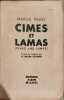 Cimes et lamas. Marco Pallis