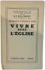 Vivre avec l'Eglise. R.P. Michel Riguet