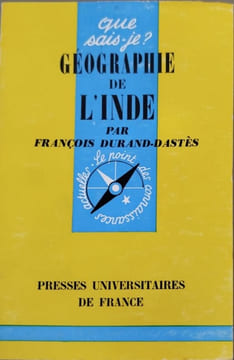 Geographie de l'inde. Francois Durand-dastes