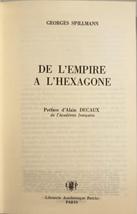De l'Empire à l'Hexagone