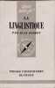 La linguistique. Jean Perrot