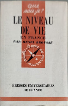 Le niveau de vie en France. Henri Brousse